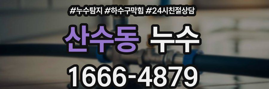 산수동 누수