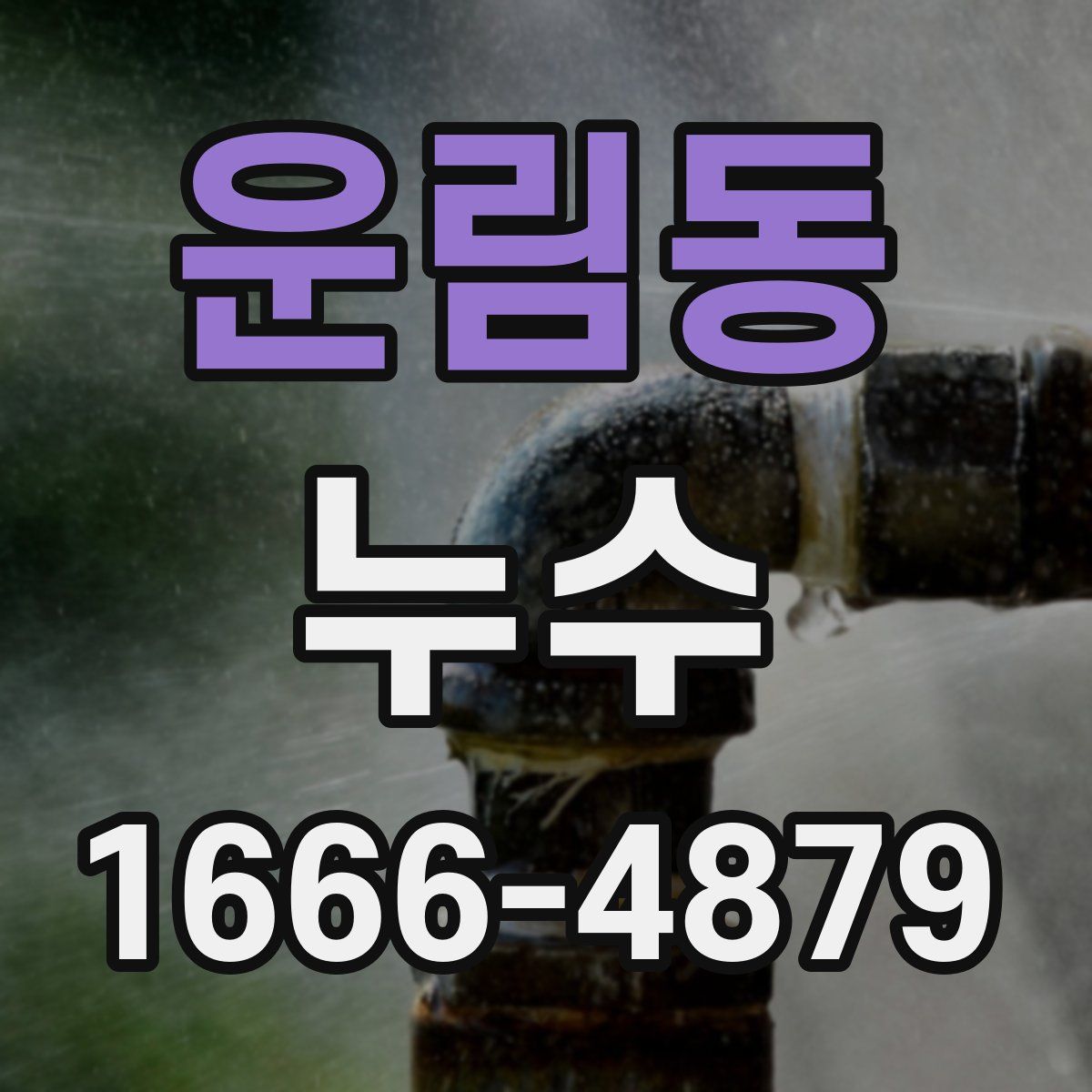 운림동 누수