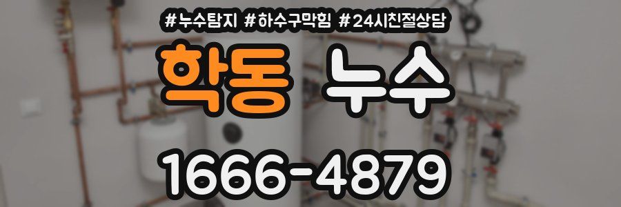 학동 누수