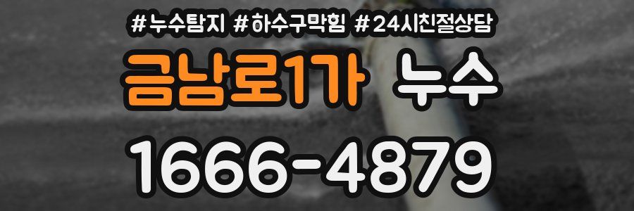 금남로1가 누수