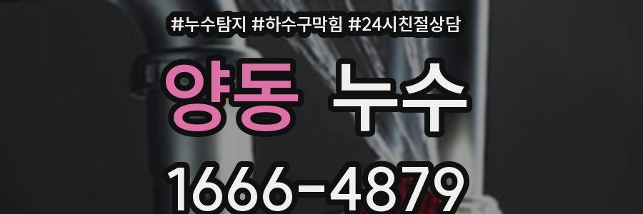 양동 누수