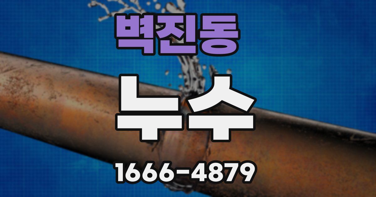 벽진동 누수