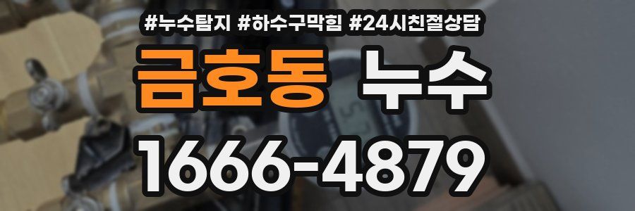 금호동 누수