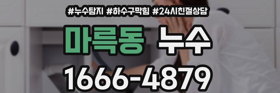 마륵동 누수