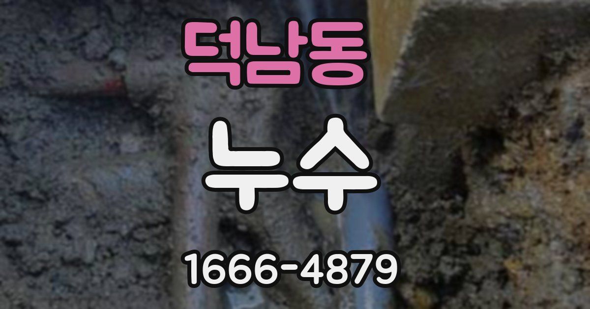 덕남동 누수