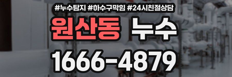 원산동 누수