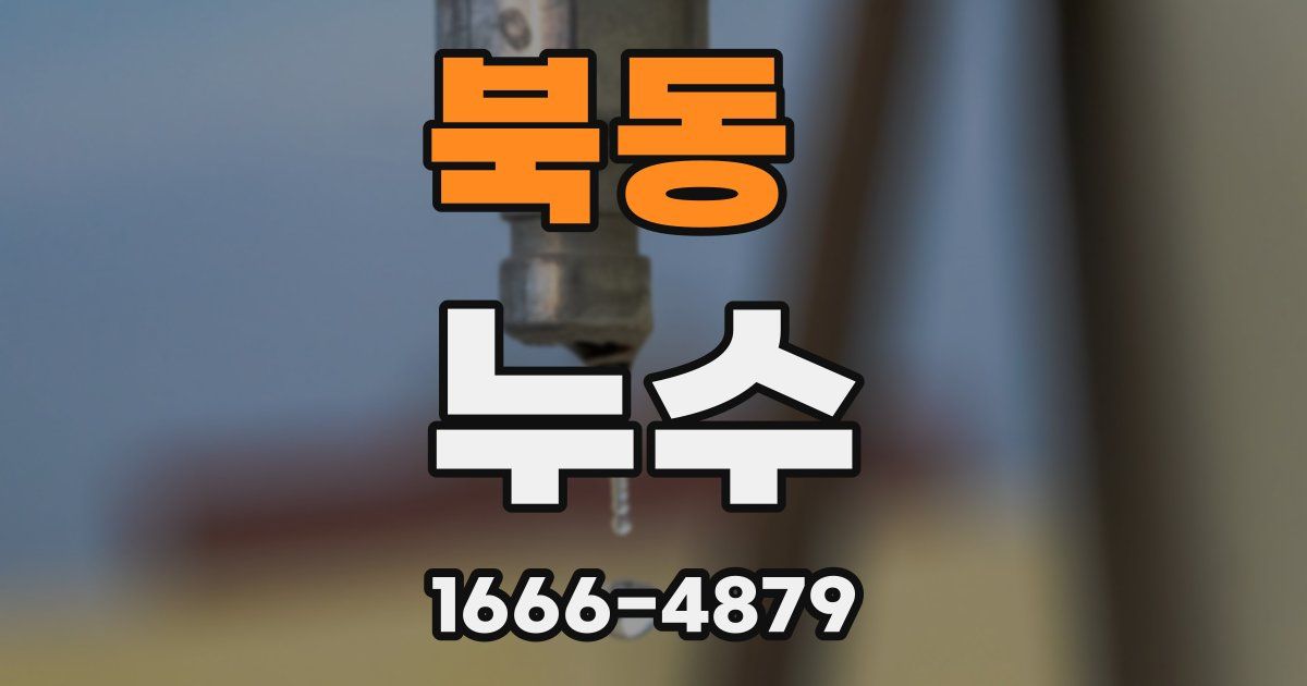 북동 누수