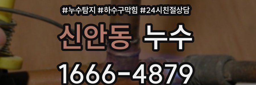 신안동 누수
