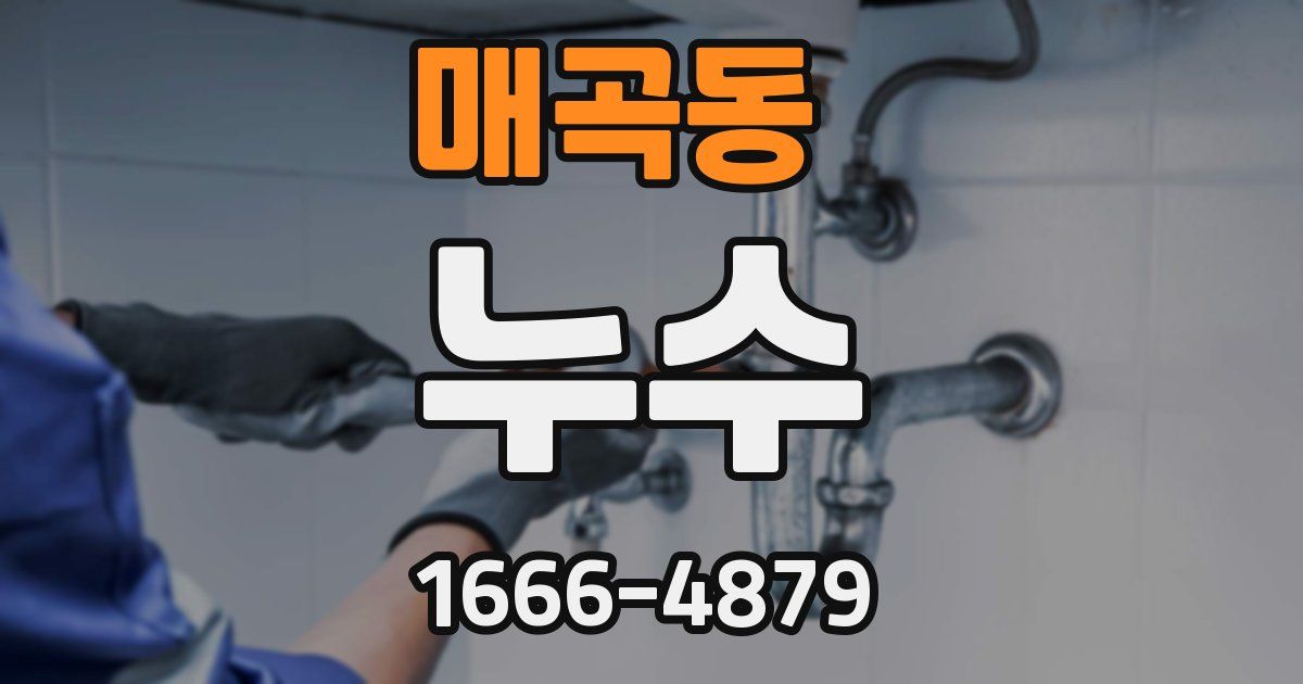 매곡동 누수