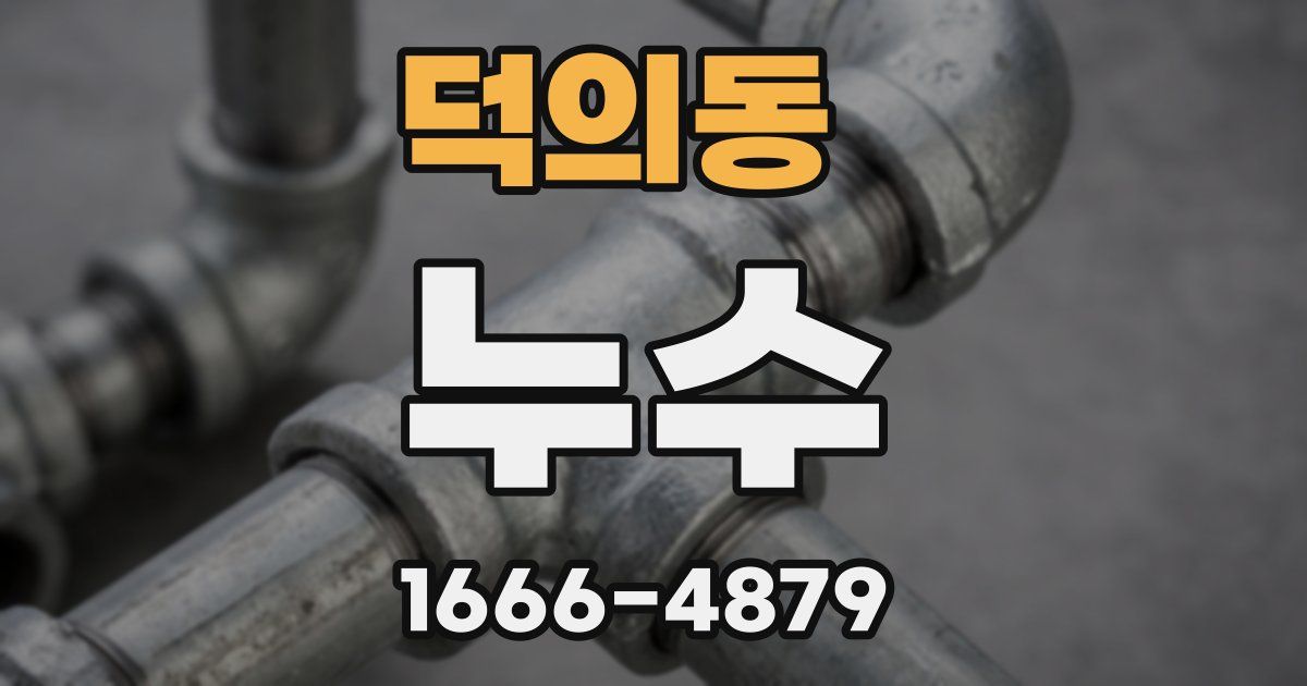 덕의동 누수