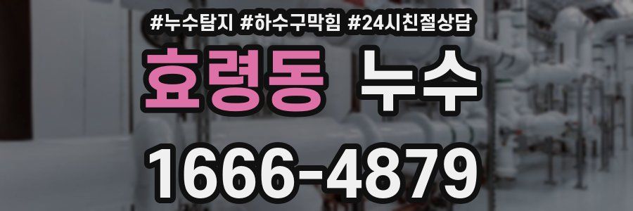 효령동 누수