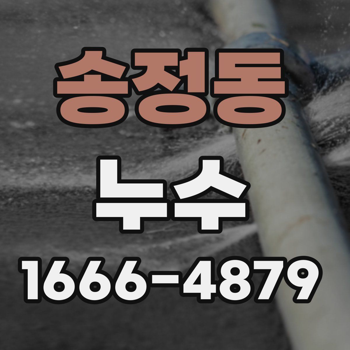 송정동 누수