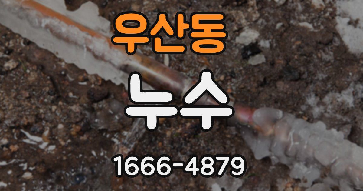 우산동 누수