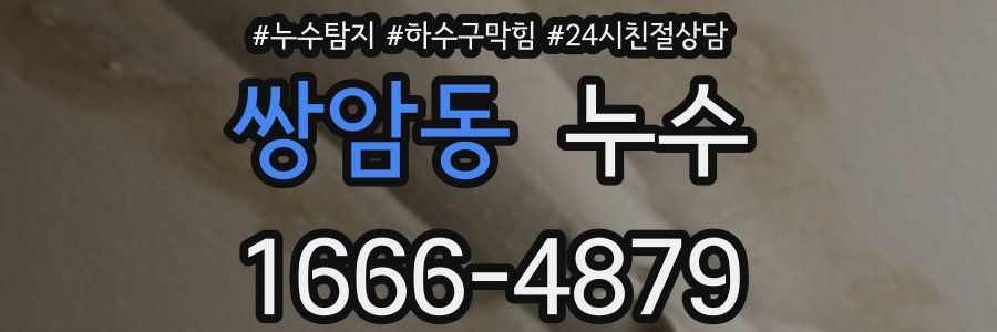 쌍암동 누수
