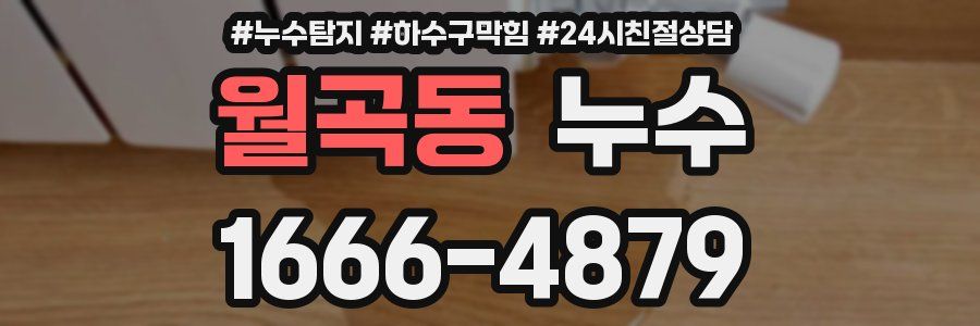 월곡동 누수