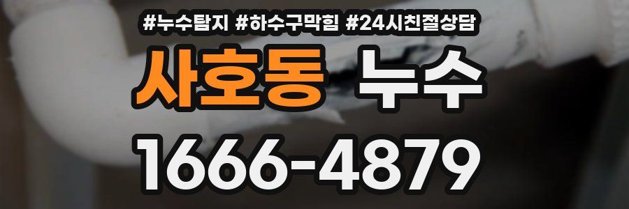 사호동 누수