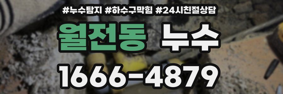 월전동 누수