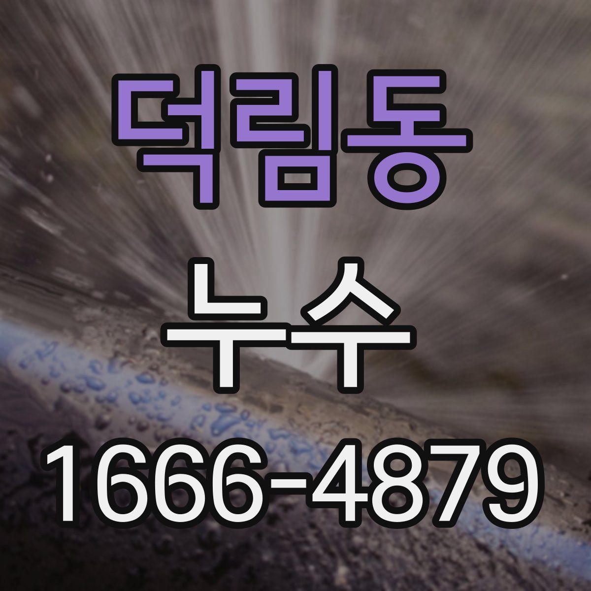 덕림동 누수