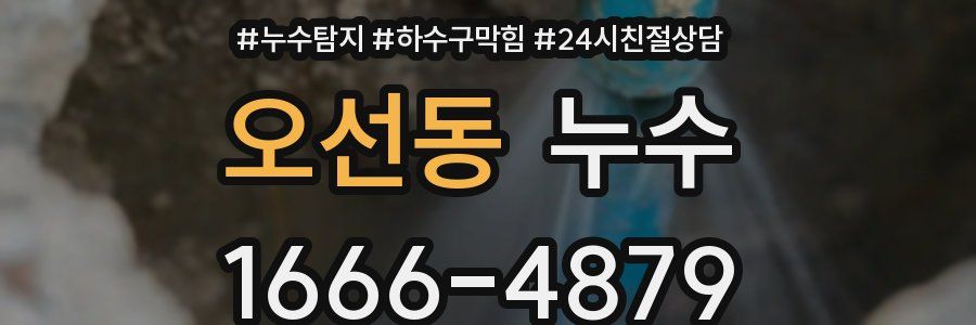 오선동 누수