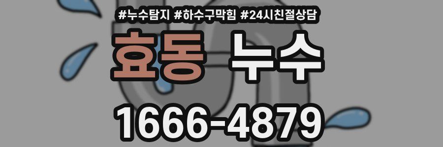 효동 누수