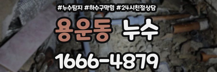 용운동 누수