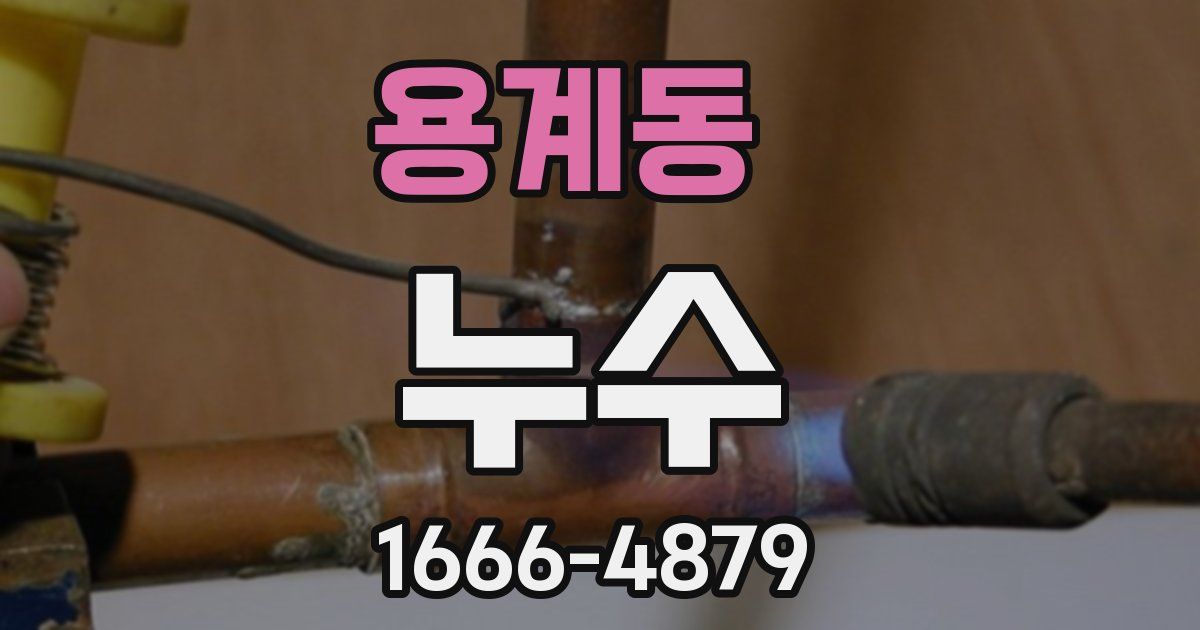 용계동 누수