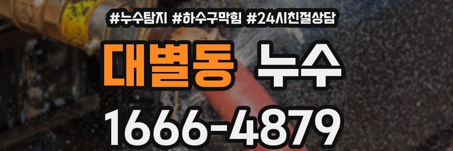 대별동 누수