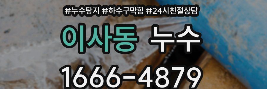 이사동 누수