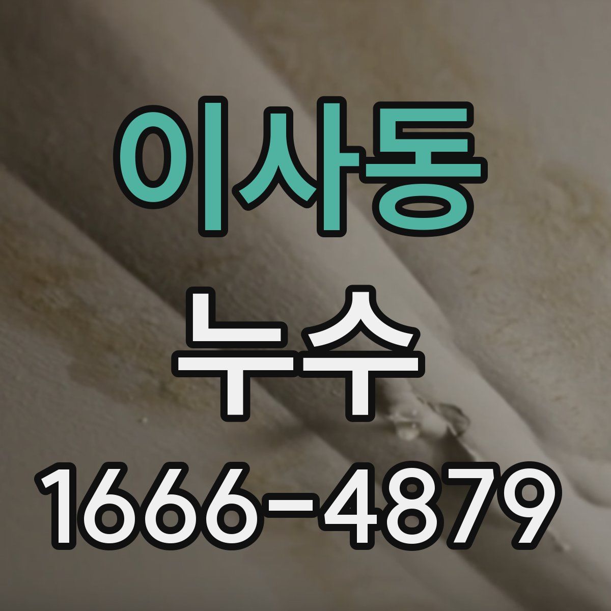 이사동 누수