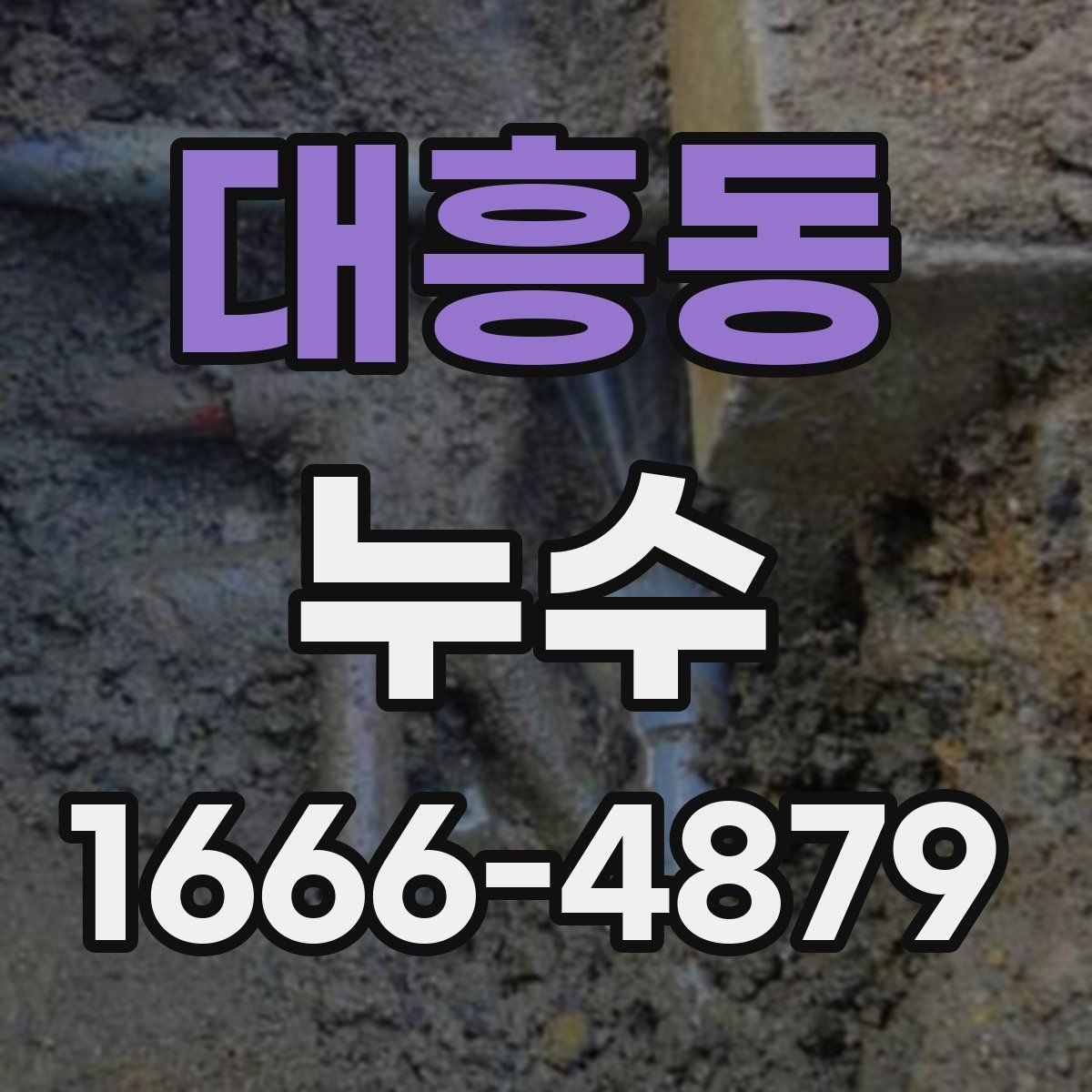 대흥동 누수