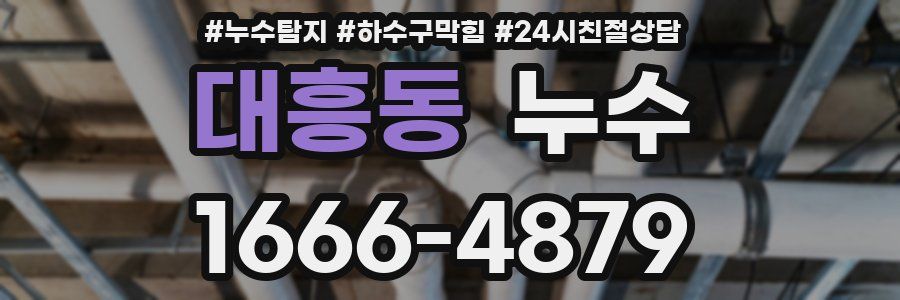 대흥동 누수