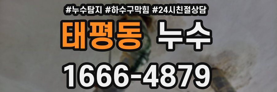 태평동 누수