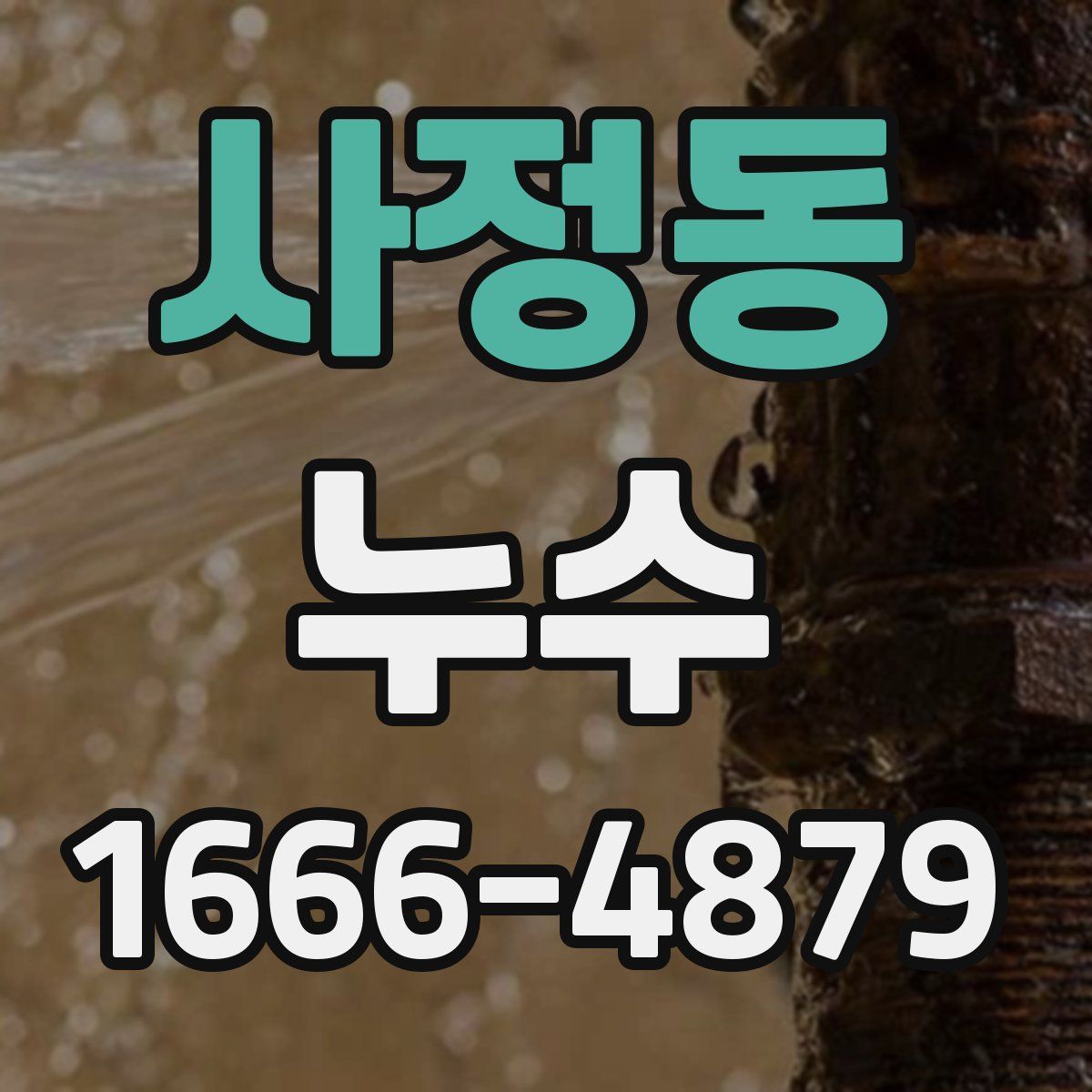 사정동 누수