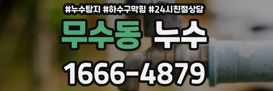 무수동 누수