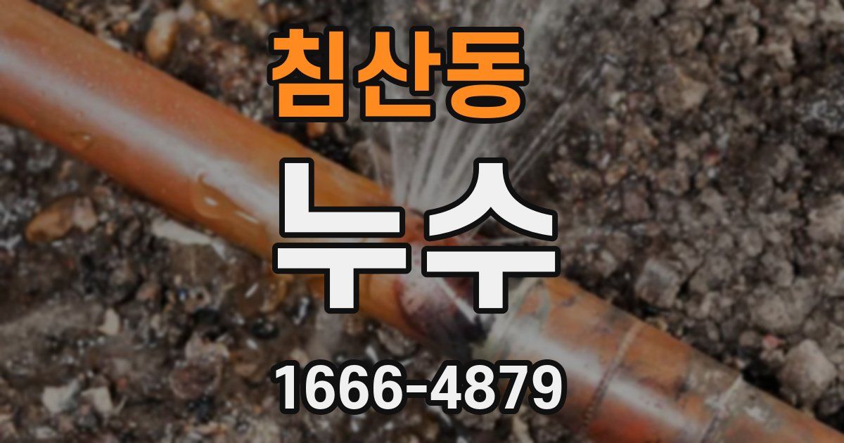 침산동 누수
