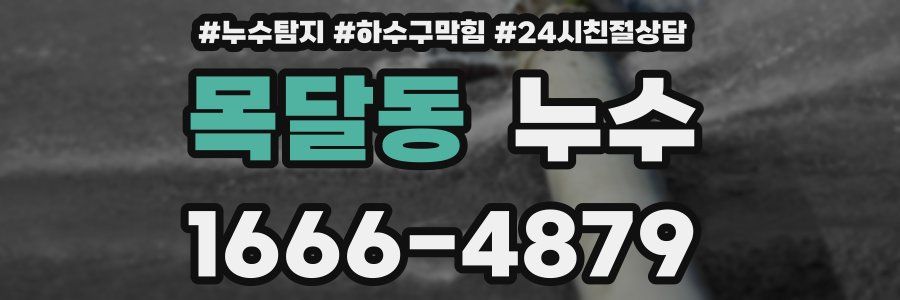 목달동 누수