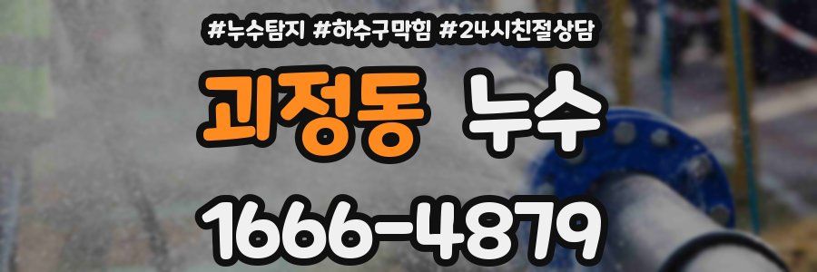 괴정동 누수