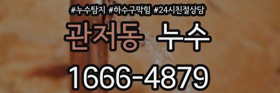 관저동 누수