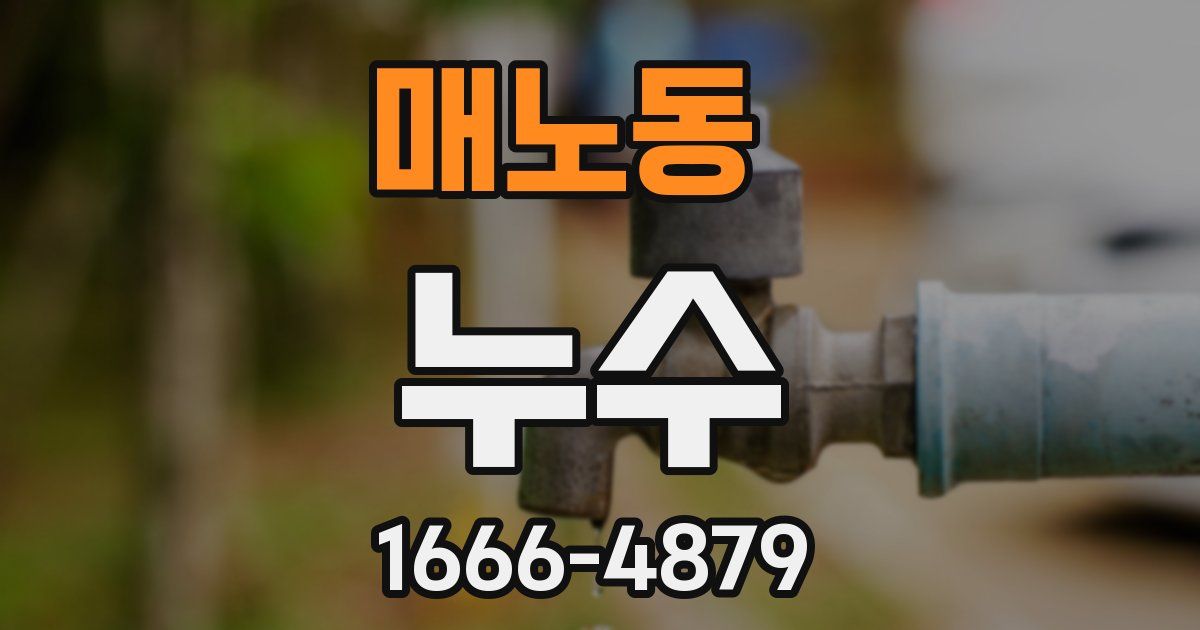 매노동 누수