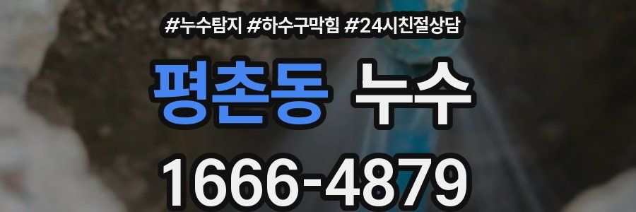 평촌동 누수