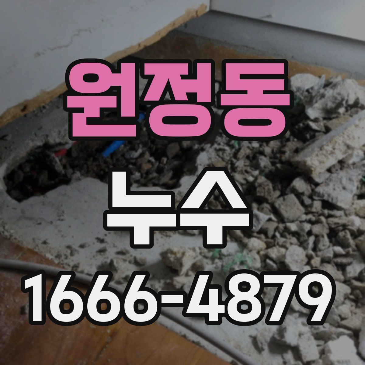 원정동 누수