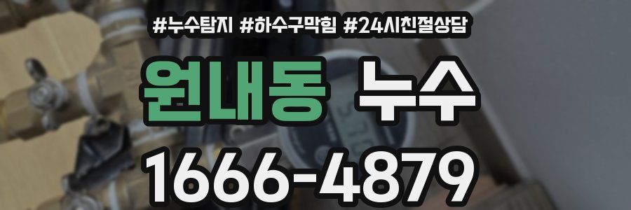 원내동 누수