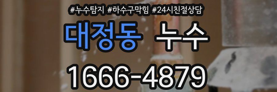 대정동 누수