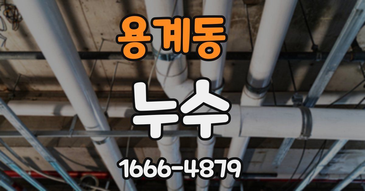 용계동 누수