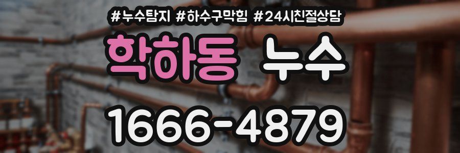 학하동 누수