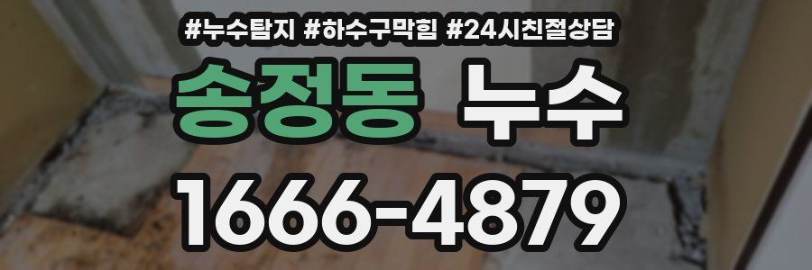 송정동 누수