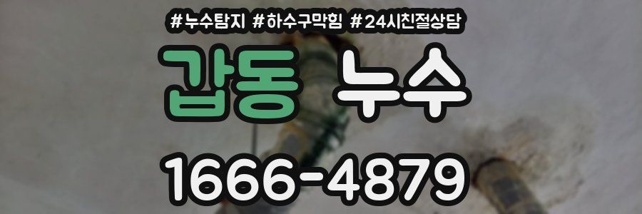 갑동 누수