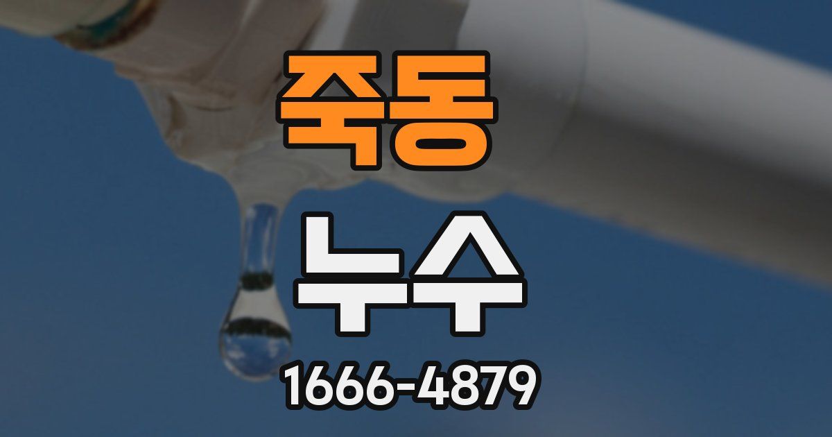 죽동 누수