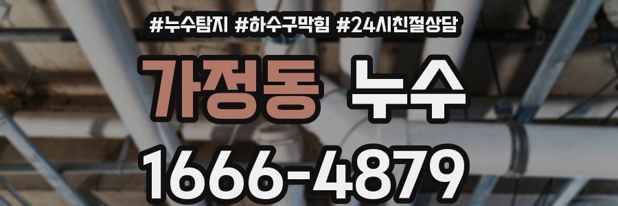 가정동 누수