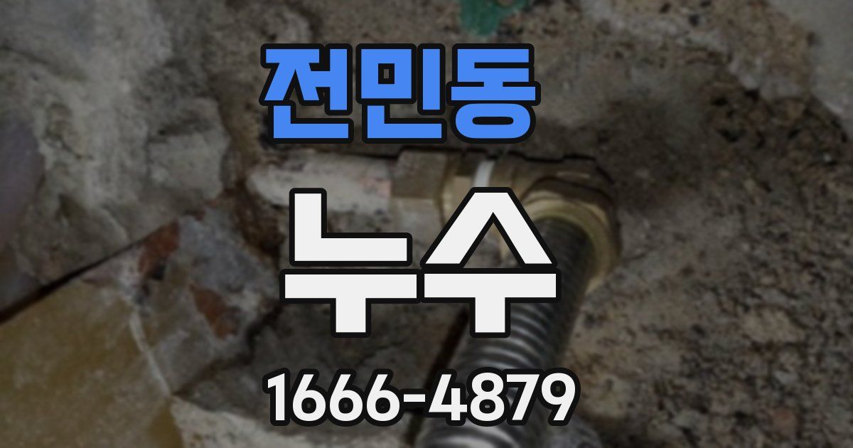 전민동 누수
